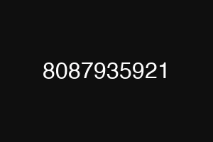8087935921